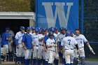 Baseball vs Babson  Wheaton College Baseball vs Babson College. - Photo By: KEITH NORDSTROM : Wheaton, baseball